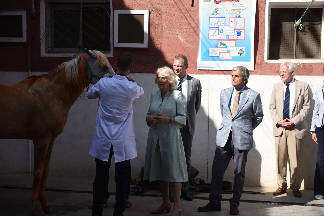 bezoek HRH Camilla Parker Bowles Brooke-Cairo